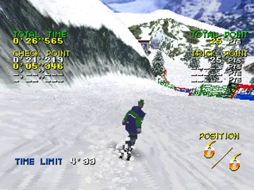 Zap! Snowboarding Trix 98 (JP) screen shot game playing